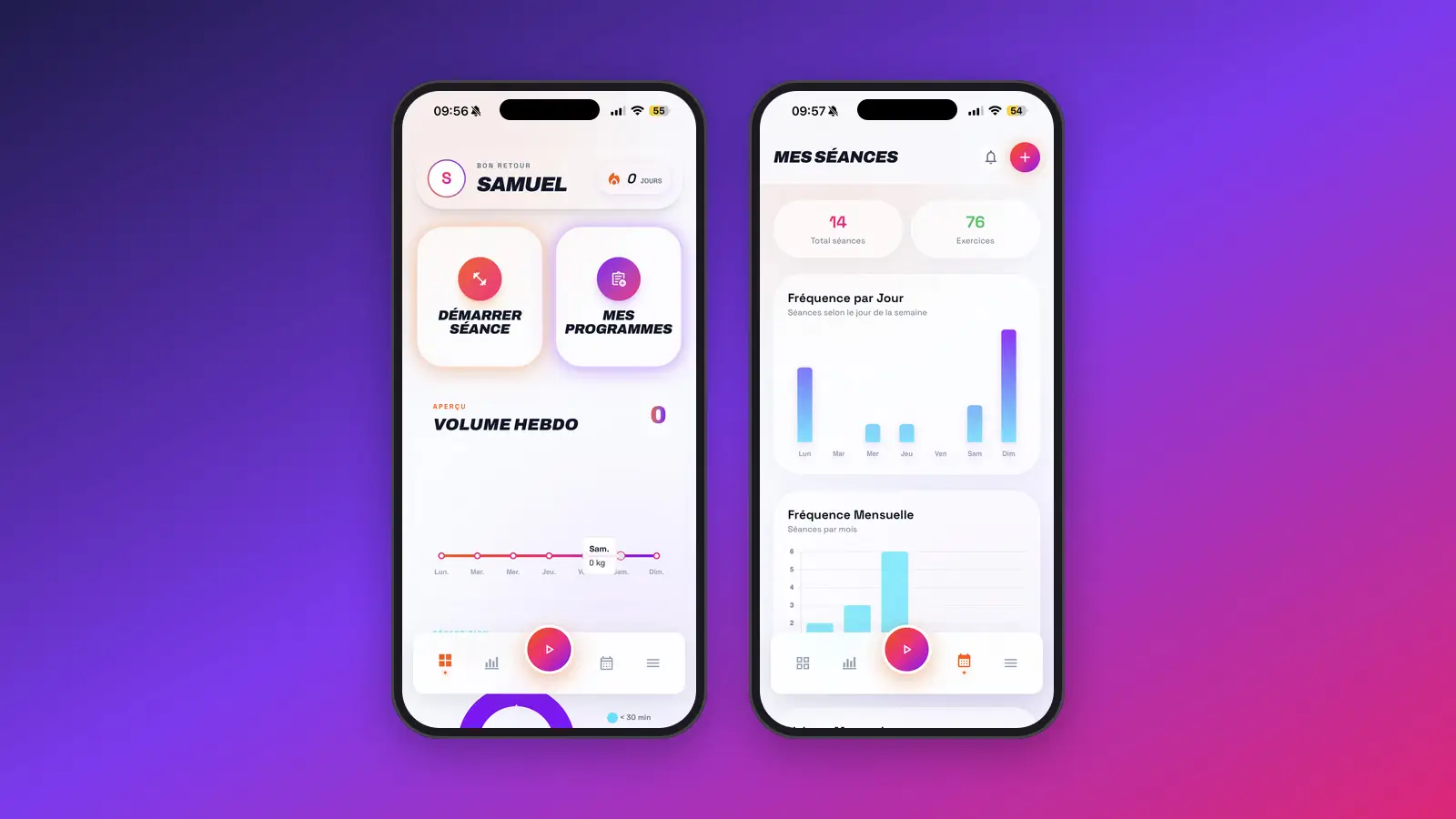 GymTracker, une application de suivi de musculation